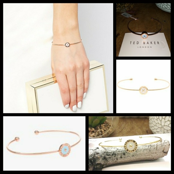 Tory Burch Jewelry - Ted Baker London Button Fine Cuff Bracelet